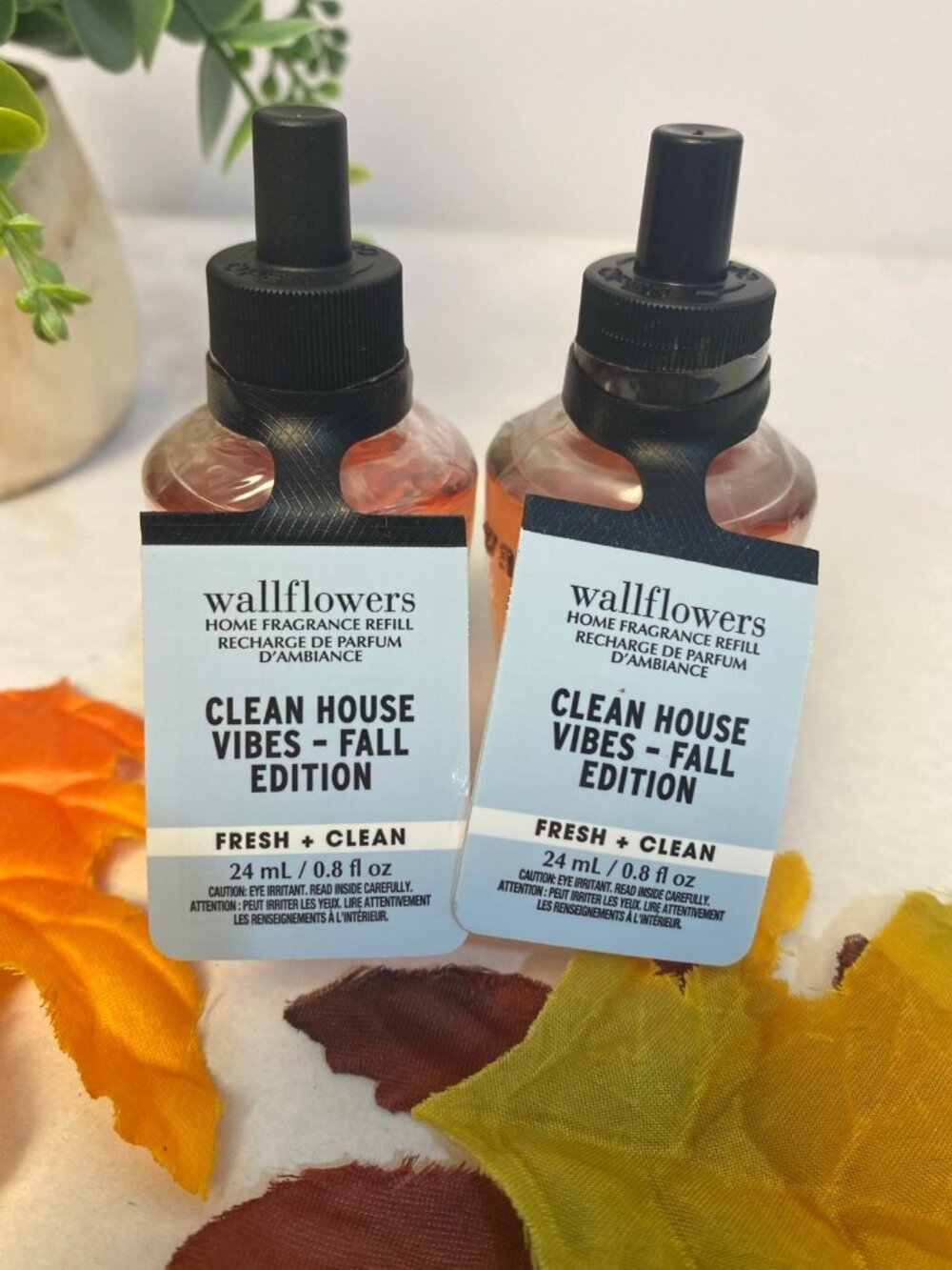 “Clean House Vibes- Fall Edition”  2 New & Sealed Wallflowers